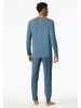 Schiesser Pyjama in Blau