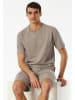 Schiesser Pyjama-Oberteil in Beige