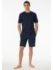 Schiesser Pyjamashirt donkerblauw