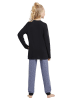 Schiesser Pyjama zwart/blauw