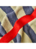 BELLA MAISON Badhanddoek "Line" wit/blauw/rood - (L)150 x (B)90 cm