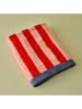 BELLA MAISON Badhanddoek "Line" lichtroze/rood - (L)150 x (B)90 cm