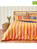 BELLA MAISON 3tlg. Bettwäscheset "Line" in Rosa/ Orange
