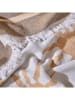BELLA MAISON Strandtuch "Summer Lover" in Weiß/ Gelb/ Blau - (L)160 x (B)90 cm