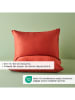BELLA MAISON 2-delige set: satijnen kussenhoezen "Supreme" oranje - (L)50 x (B)70 cm