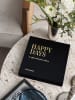 Printworks Album fotograficzny "Happy Days" w kolorze czarnym - 24,5 x 24,5 x 5 cm