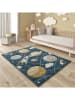 Atticgo Kurzflor-Teppich "Balloon" in Blau