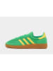 adidas Leder-Sneakers "Handball Spezial" in Grün/ Gelb