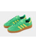 adidas Leder-Sneakers "Handball Spezial" in Grün/ Gelb