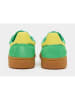 adidas Leder-Sneakers "Handball Spezial" in Grün/ Gelb