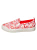 Skechers Instappers "Poppy Drippin Love" rood/wit