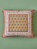 BELLA MAISON Kissenhülle ''Beauty'' in Beige/ Rot - (L)43 x (B)43 cm