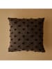 BELLA MAISON Kissen ''Maroc'' in Anthrazit - (L)43 x (B)43 cm