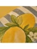 BELLA MAISON Kissenhülle ''Lemoncello'' in Creme/ Blau/ Gelb - (L)35 x (B)50 cm