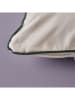 BELLA MAISON Kissenhülle ''Blueberry'' in Creme/ Dunkelblau - (L)45 x (B)45 cm