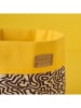 BELLA MAISON Aufbewahrungsbox ''Keith'' in Gelb/ Schwarz/ Weiß - (H)22 x Ø 18 cm