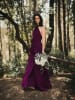 Ceylan Jurk auberginekleurig