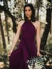 Ceylan Jurk auberginekleurig