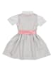 Isartrachten Dirndl grijs/lichtroze