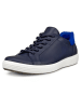 Ecco Skórzane sneakersy "Soft 7 M" w kolorze granatowym