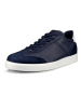 Ecco Skórzane sneakersy "Street Lite" w kolorze granatowym