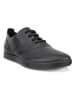 Ecco Leren veterschoenen "Travel" zwart