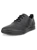 Ecco Leren veterschoenen "Travel" zwart