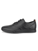 Ecco Leren veterschoenen "Travel" zwart