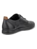 Ecco Leren veterschoenen "Travel" zwart