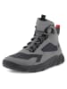 Ecco Leren wandelschoenen "MX" grijs/antraciet