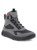 Ecco Leren wandelschoenen "MX" grijs/antraciet
