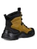Ecco Leren trekkingschoenen "Offroad" zwart/geel