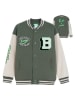 COOL CLUB Sweatvest kaki/wit
