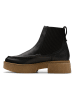 Clarks Leder-Chelsea-Boots "Linoso" in Schwarz