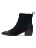 Clarks Skórzane botki w kolorze czarnym