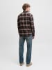 Jack & Jones Koszula "James" w kolorze czarno-pomarańczowo-kremowym