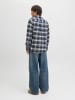 Jack & Jones Blouse "James" donkerblauw/wit
