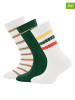 ewers 3er-Set: Socken in Grün/ Bunt