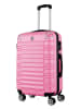 Geographical Norway 5tlg. Hardcase-Trolleyset "Sourcing" in Rosa