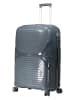 Geographical Norway 3-delige hardcase-trolleyset "Silkovette" grijs