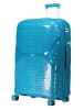 Geographical Norway 3tlg. Hardcase-Trolleyset "Silkovette" in Blau