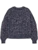 s.Oliver Trui donkerblauw/mintgroen/roze