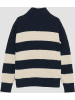 s.Oliver Sweter w kolorze granatowo-kremowym