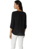 Heine Seiden-Bluse in Schwarz