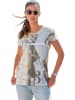 Heine Shirt in Beige/ Hellblau