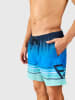 Brunotti Badeshorts "Bru-conic" in Blau/ Grün