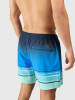 Brunotti Badeshorts "Bru-conic" in Blau/ Grün