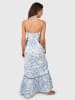 Brunotti Kleid "Siena" in Weiß/ Hellblau