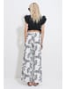trendyol Broek wit/antraciet