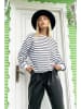 trendyol Sweatshirt in Schwarz/ Weiß